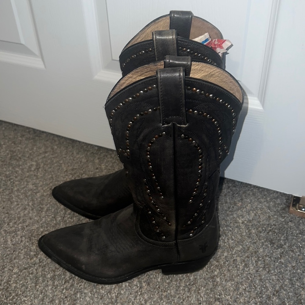 Frye Billy stud cowboy boots